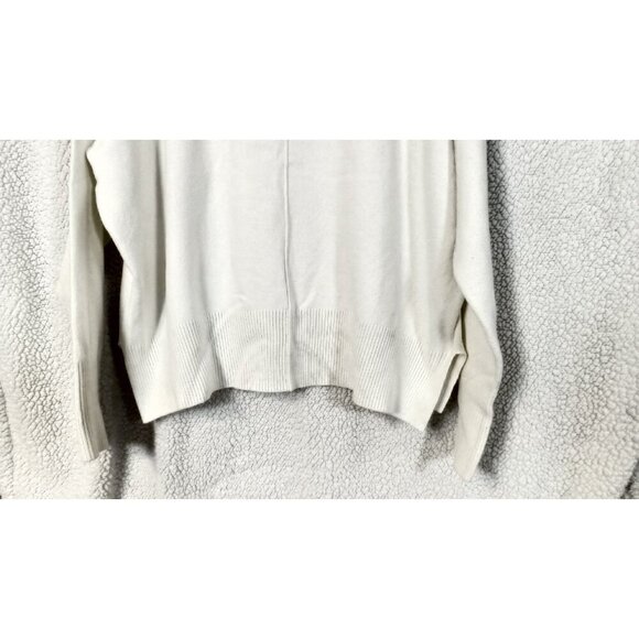 French Connection Women's Knit XL Ivory Pullover Sweater Acrylic Oversized - Picture 4 of 11